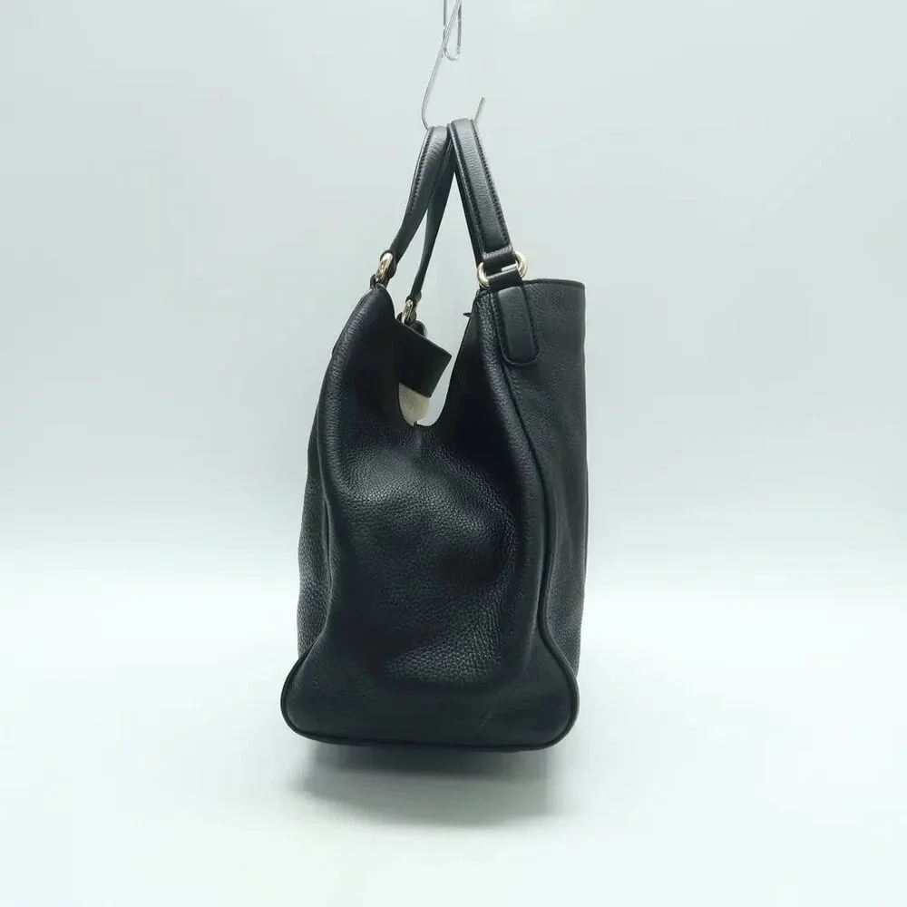 GUCCI Soho Black Leather Tote 818-041825 - Picture 4 of 12